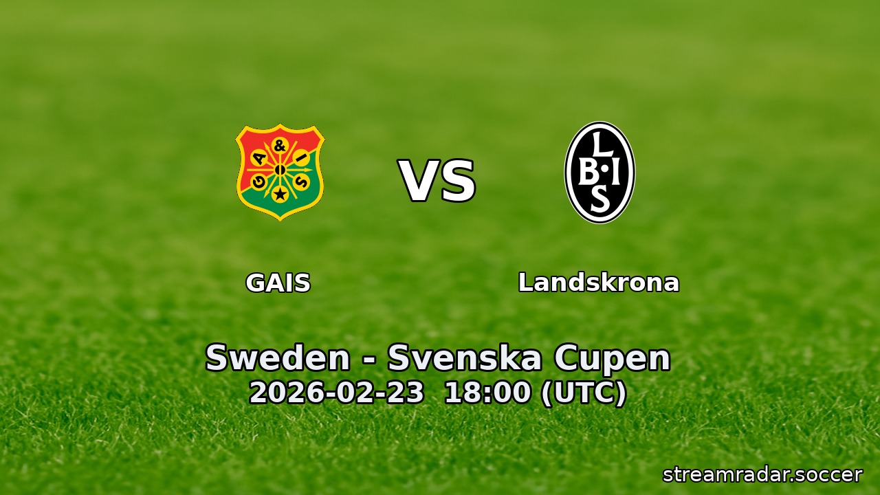 GAIS vs Landskrona