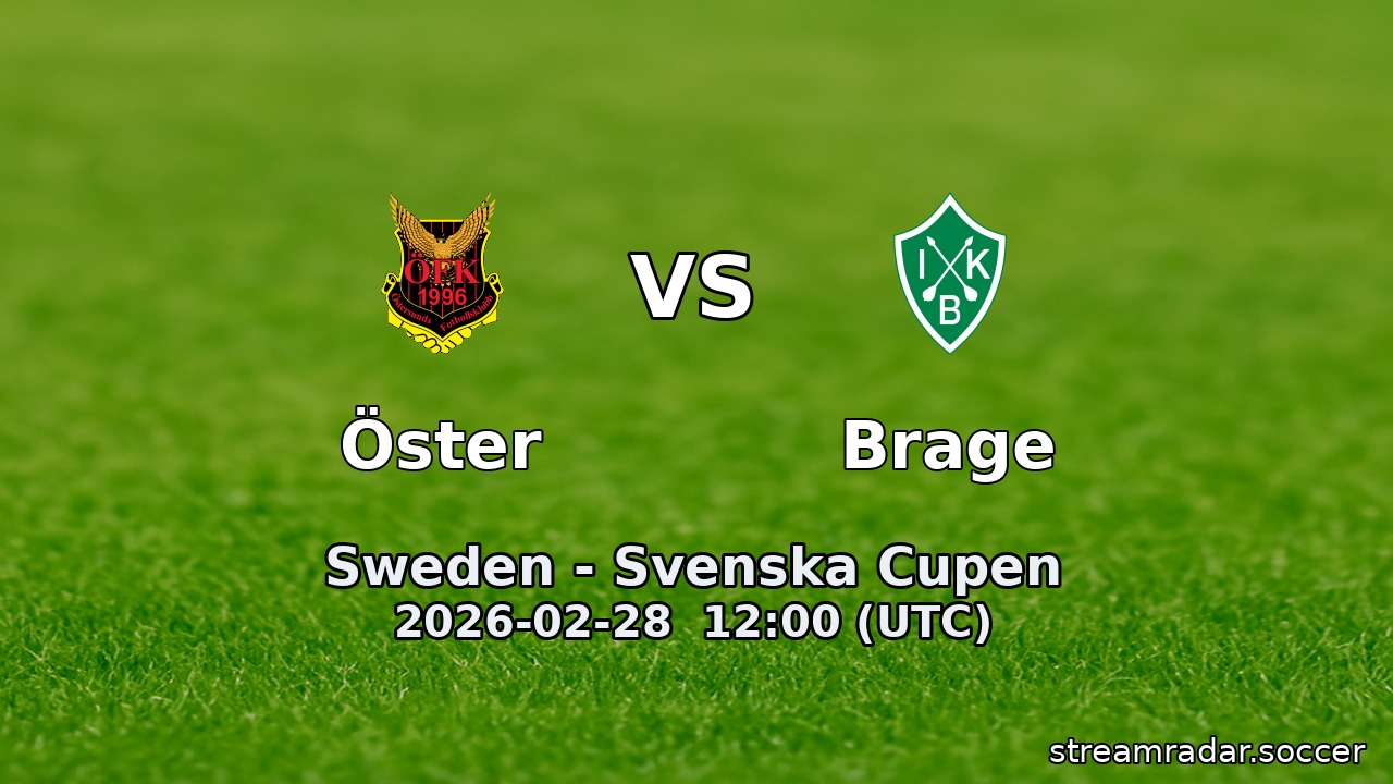 Öster vs Brage