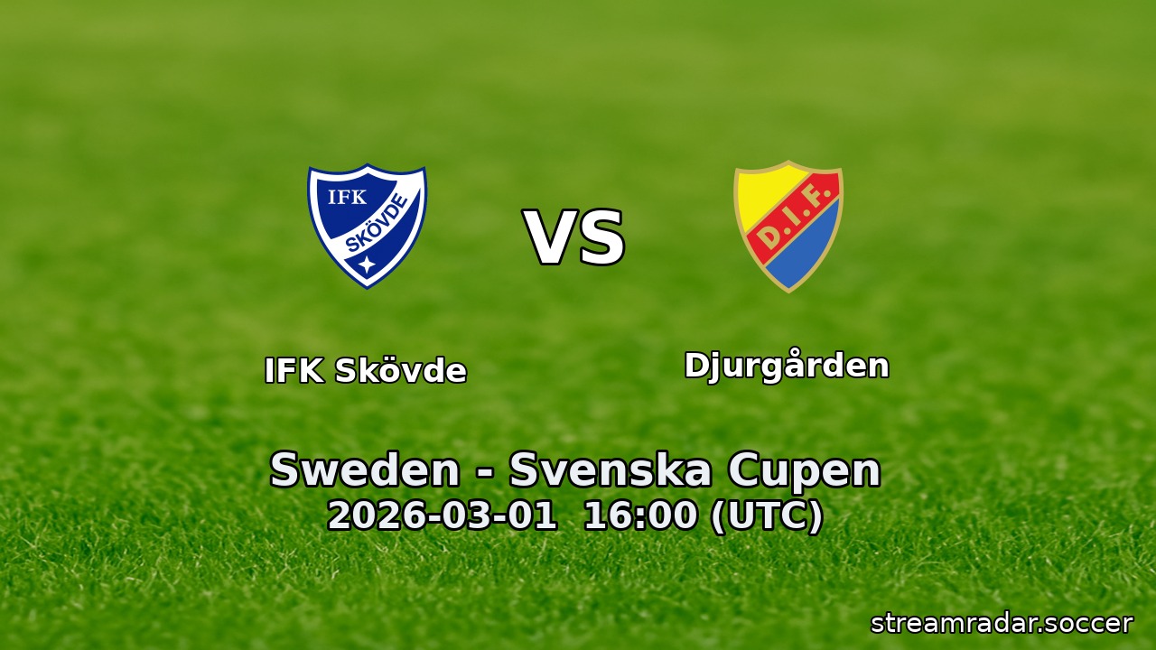 IFK Skövde vs Djurgården