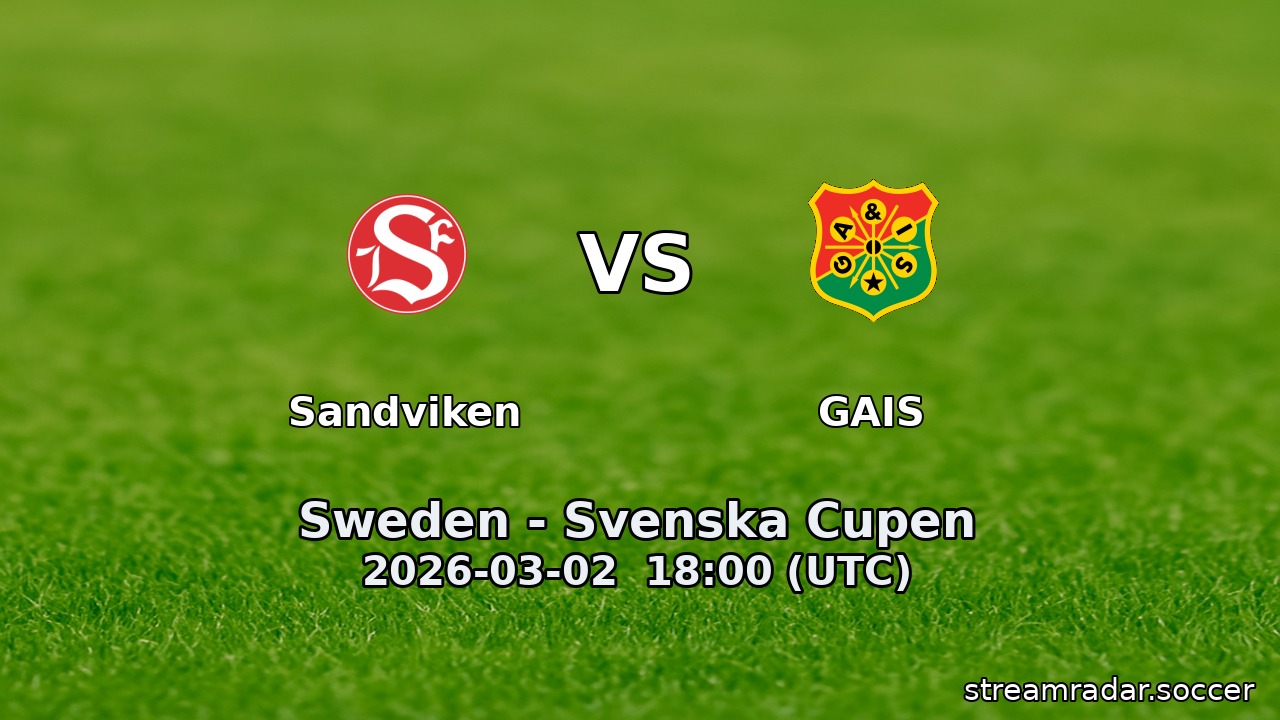 Sandviken vs GAIS