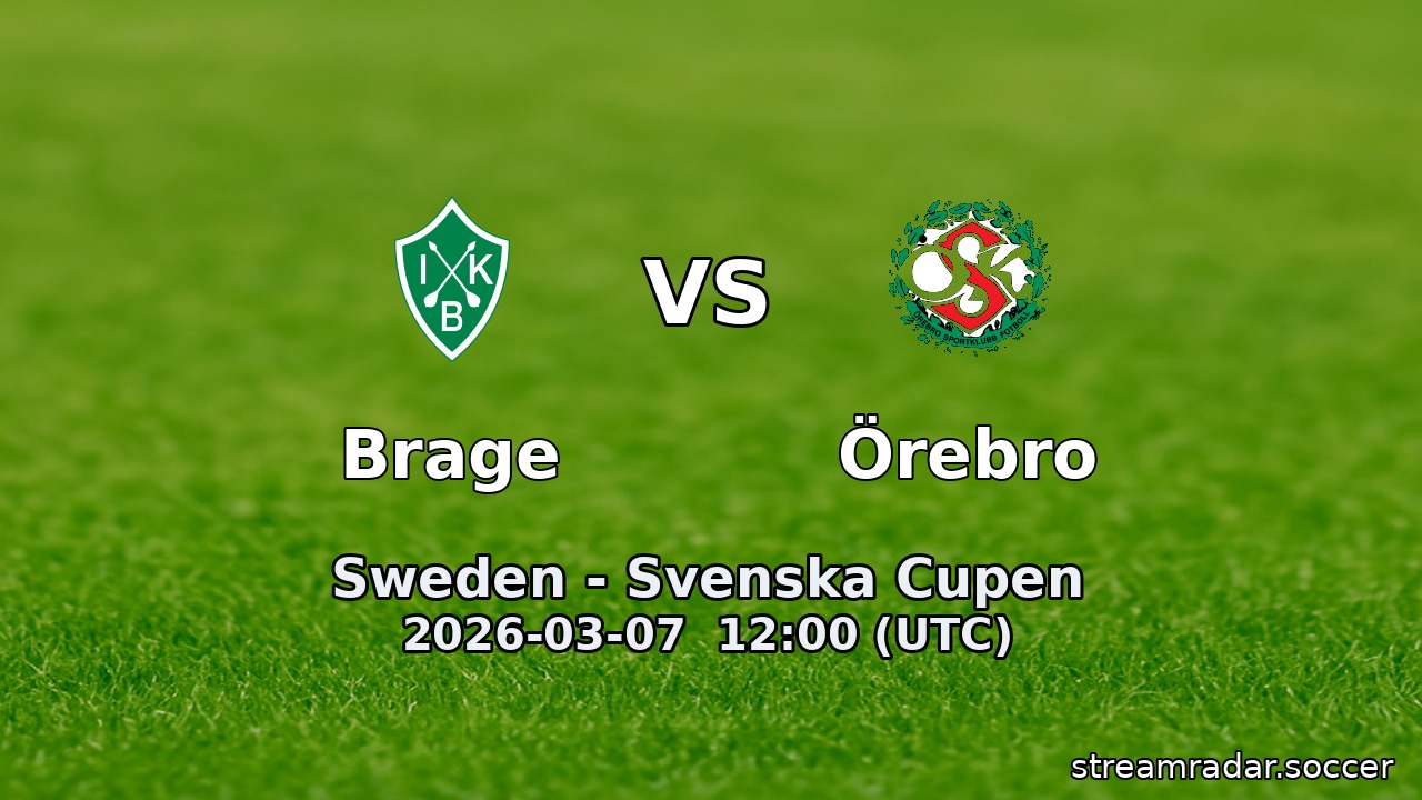 Brage vs Örebro