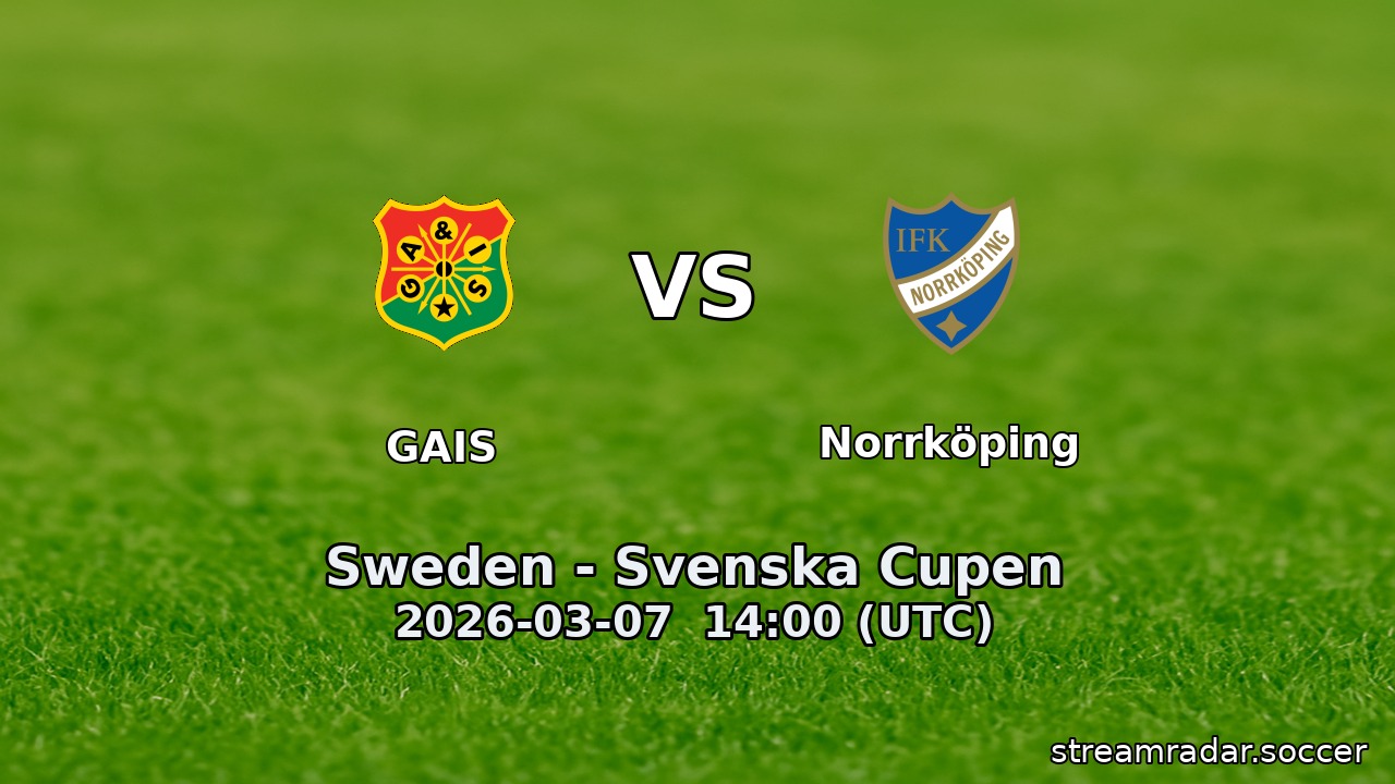 GAIS vs Norrköping
