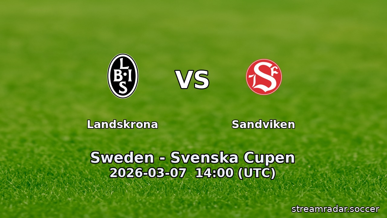 Landskrona vs Sandviken