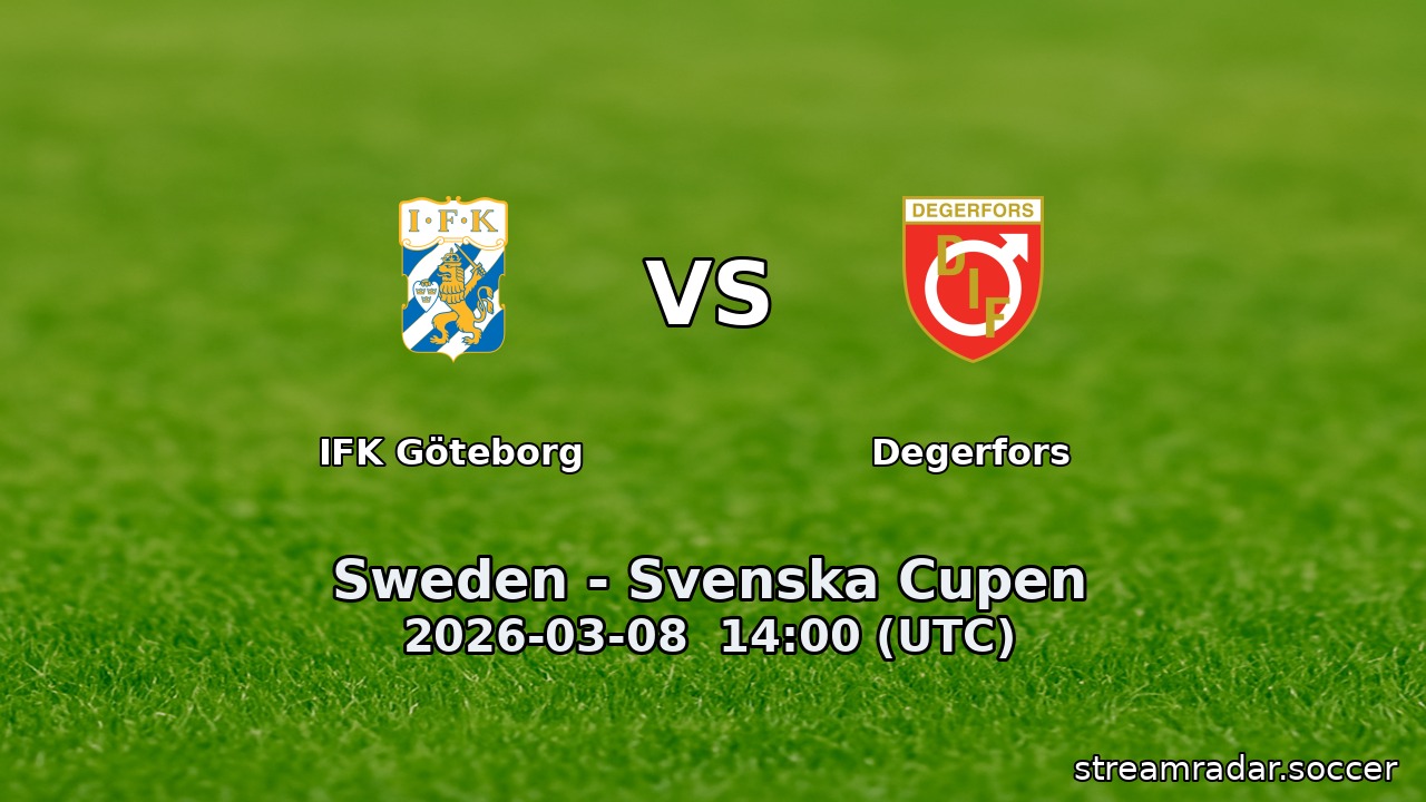 IFK Göteborg vs Degerfors