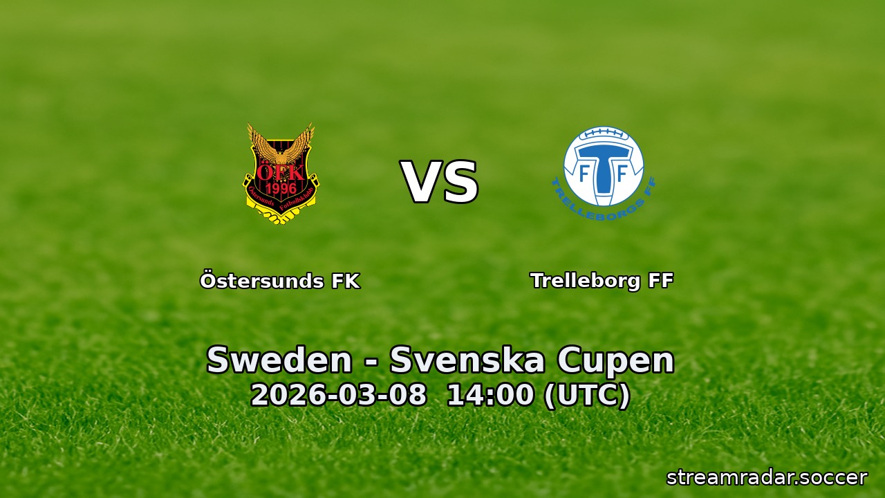 Östersunds FK vs Trelleborg FF