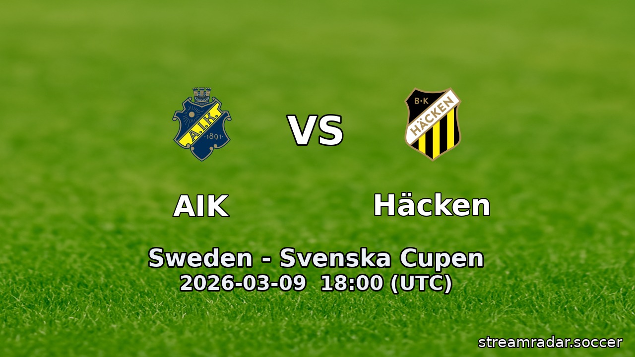 AIK vs Häcken