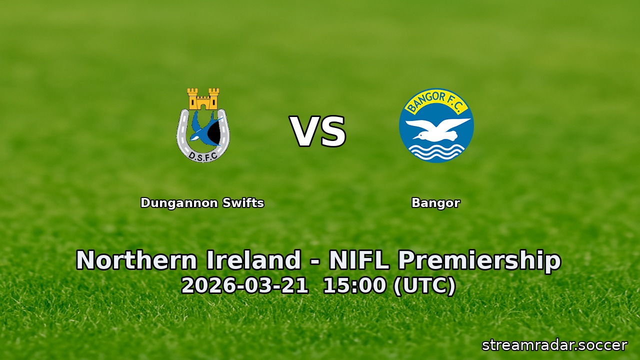 Dungannon Swifts vs Bangor