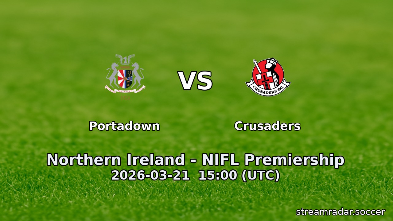 Portadown vs Crusaders