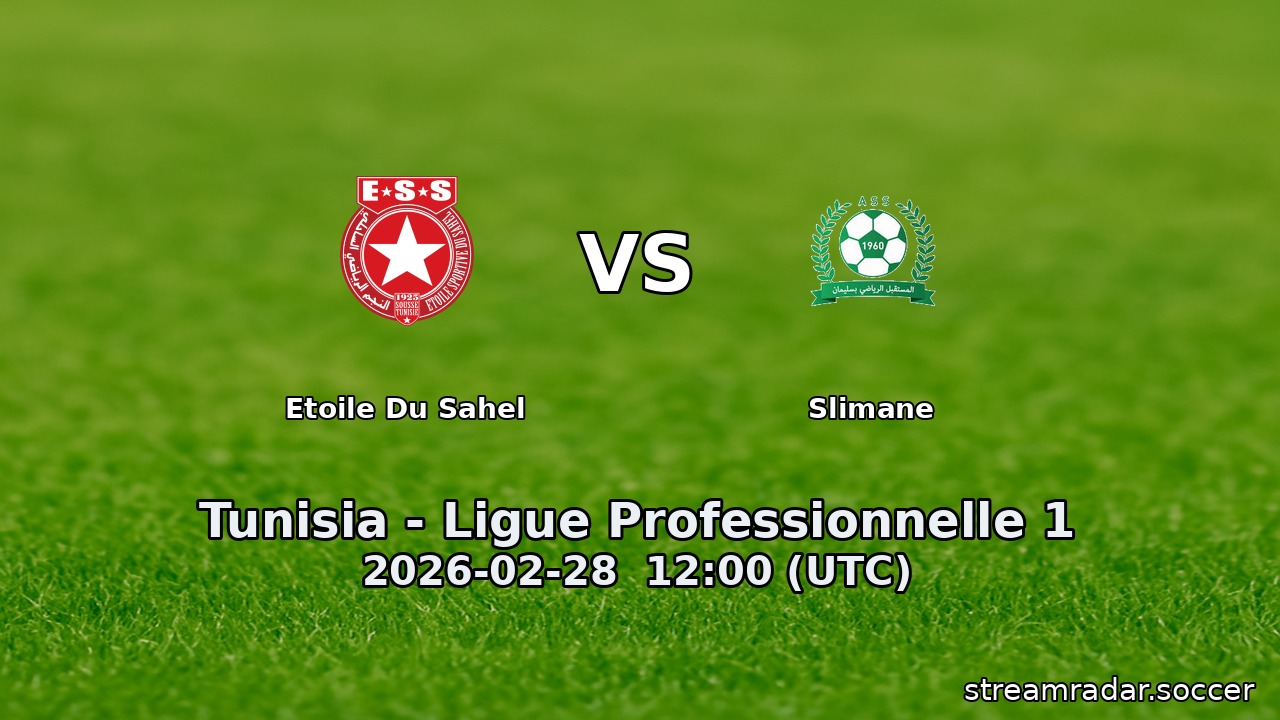 Etoile Du Sahel vs Slimane