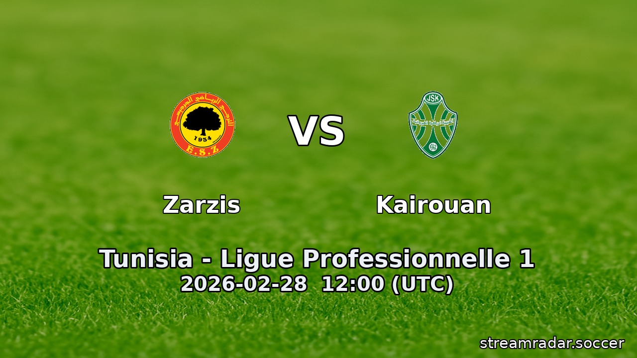 Zarzis vs Kairouan