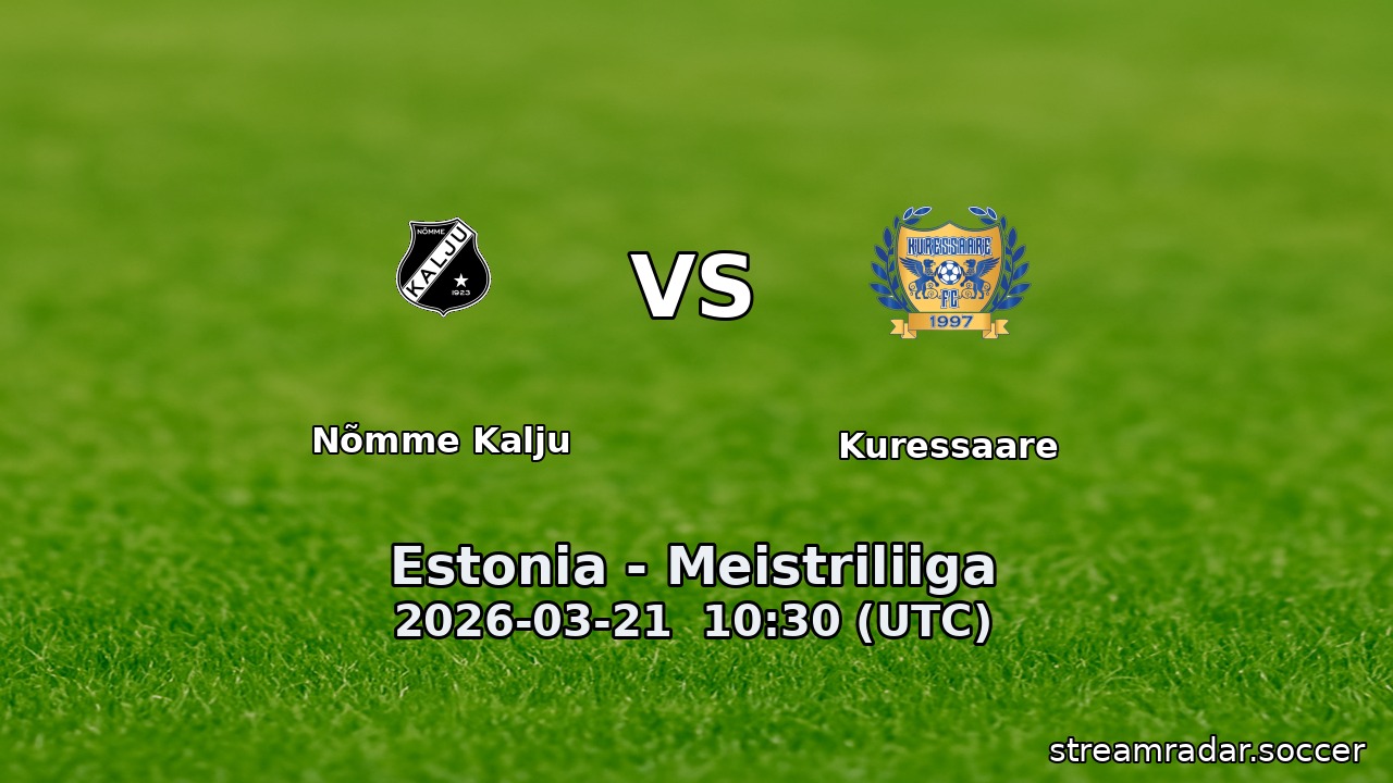 Nõmme Kalju vs Kuressaare