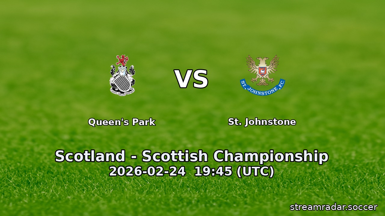 Queen's Park vs St. Johnstone