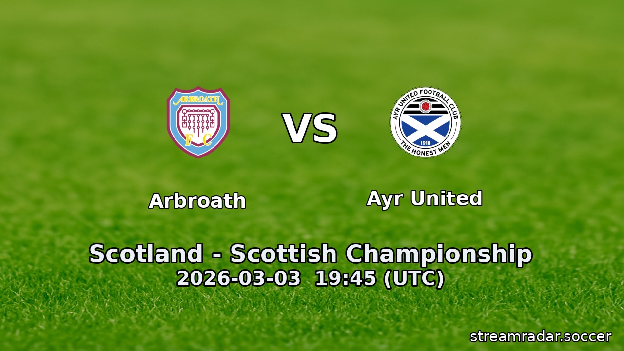 Arbroath vs Ayr United