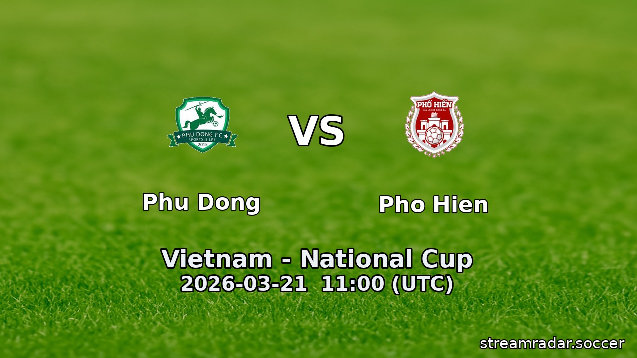 Phu Dong vs Pho Hien