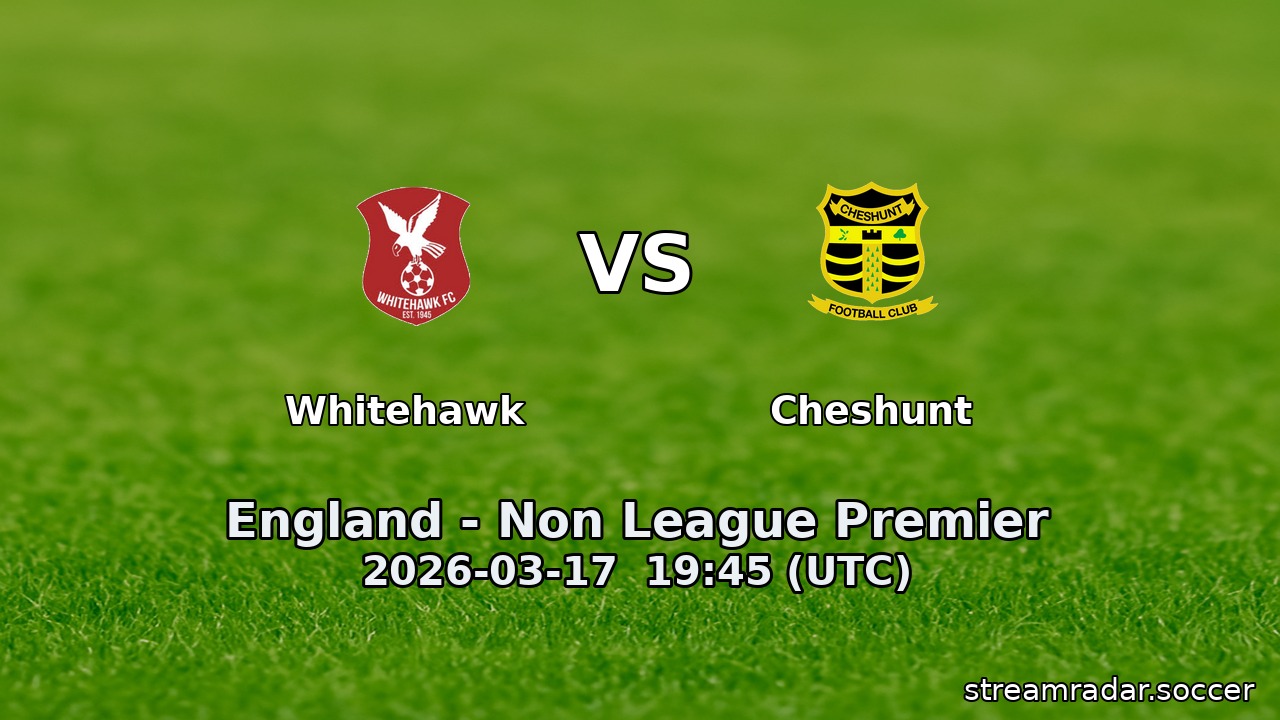 Whitehawk vs Cheshunt