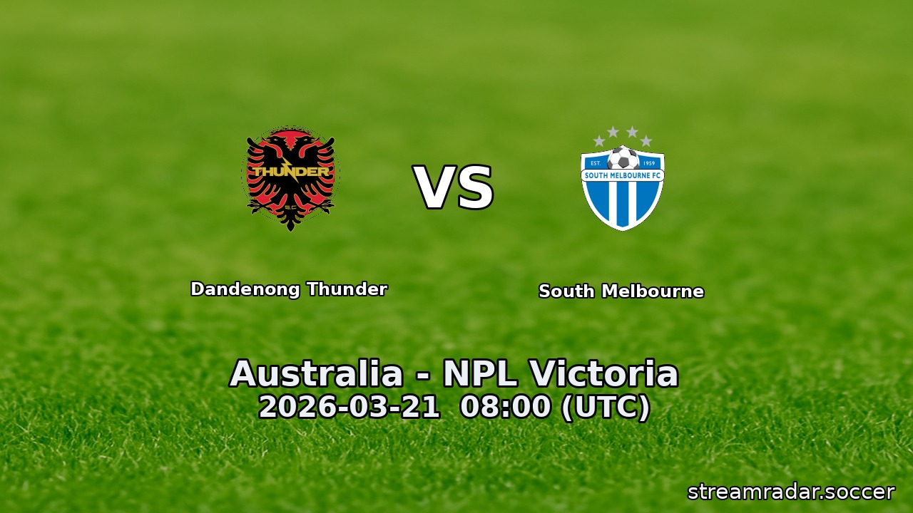 Dandenong Thunder vs South Melbourne