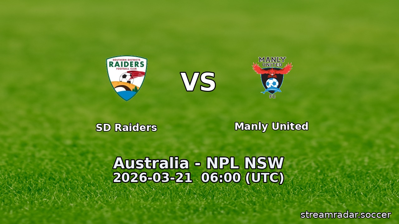SD Raiders vs Manly United