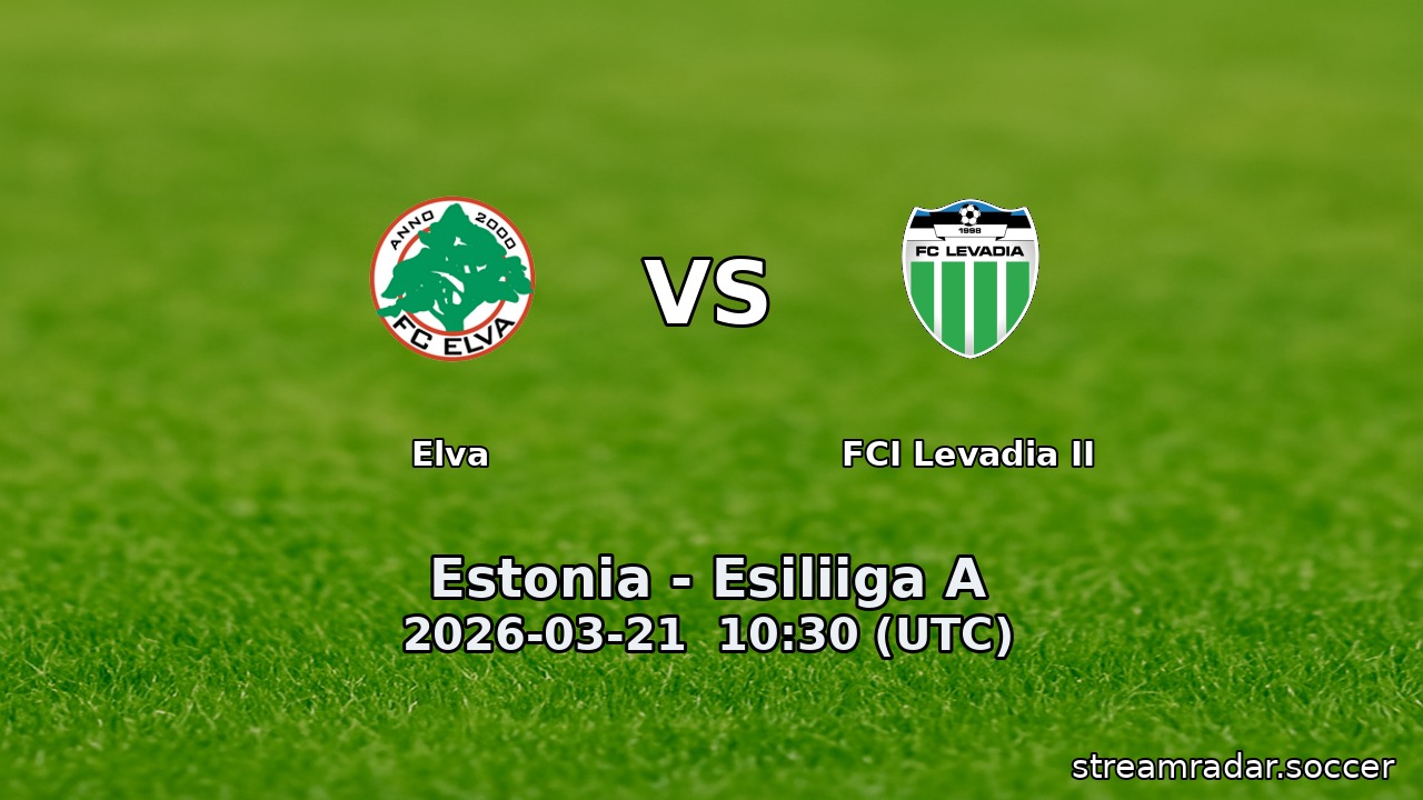Elva vs FCI Levadia II