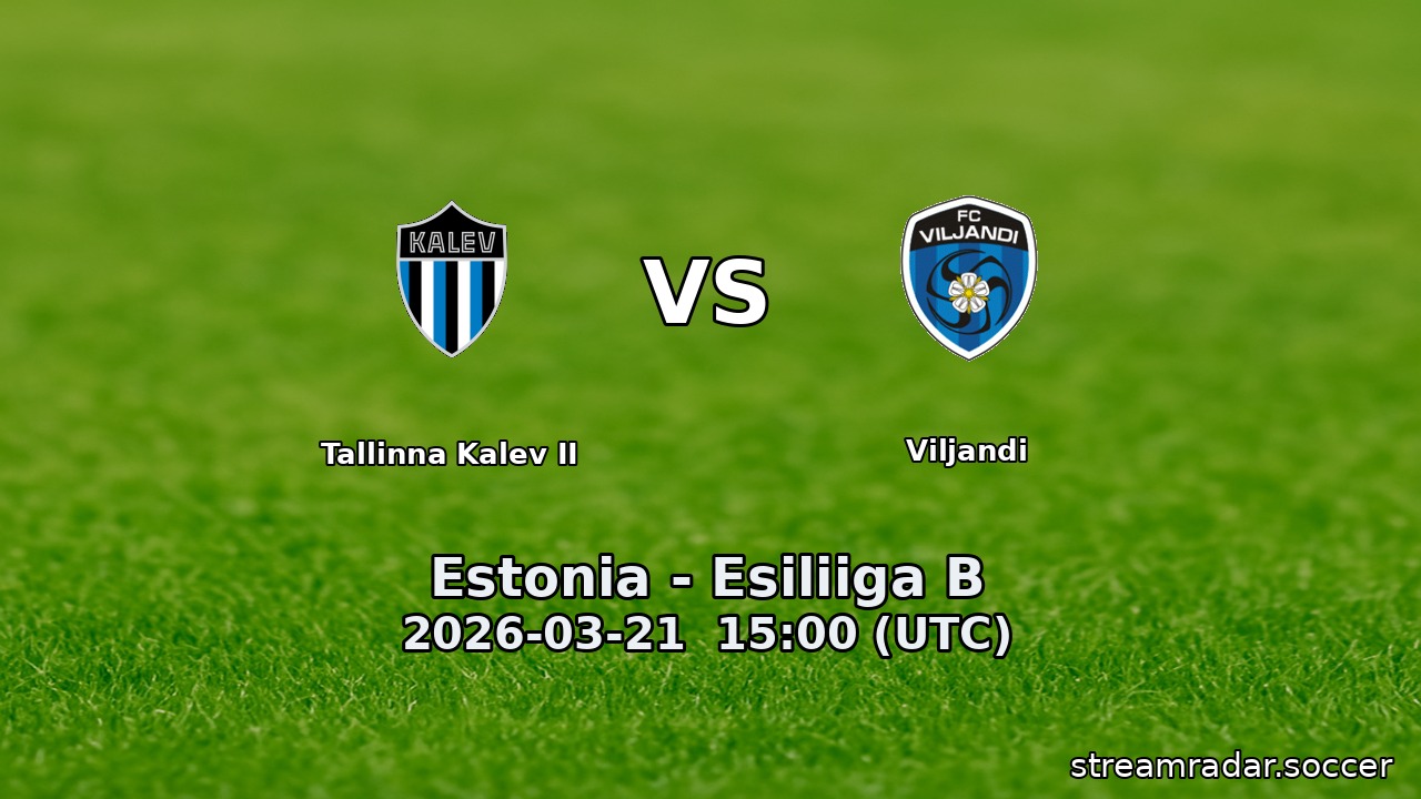 Tallinna Kalev II vs Viljandi