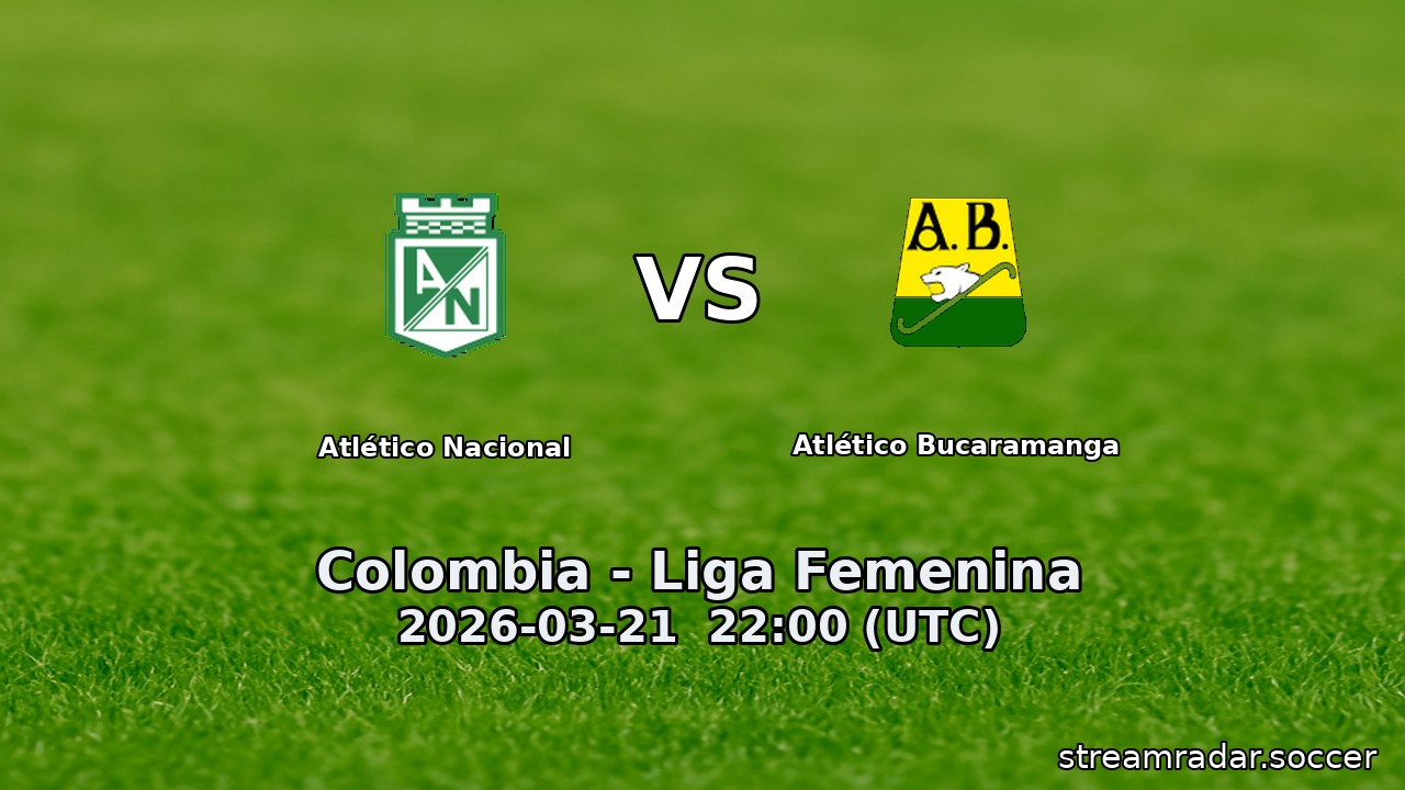 Atlético Nacional vs Atlético Bucaramanga
