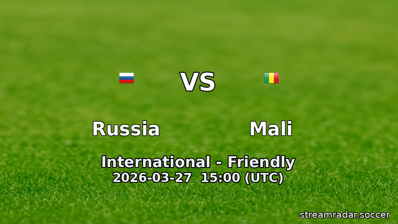 Russia vs Mali