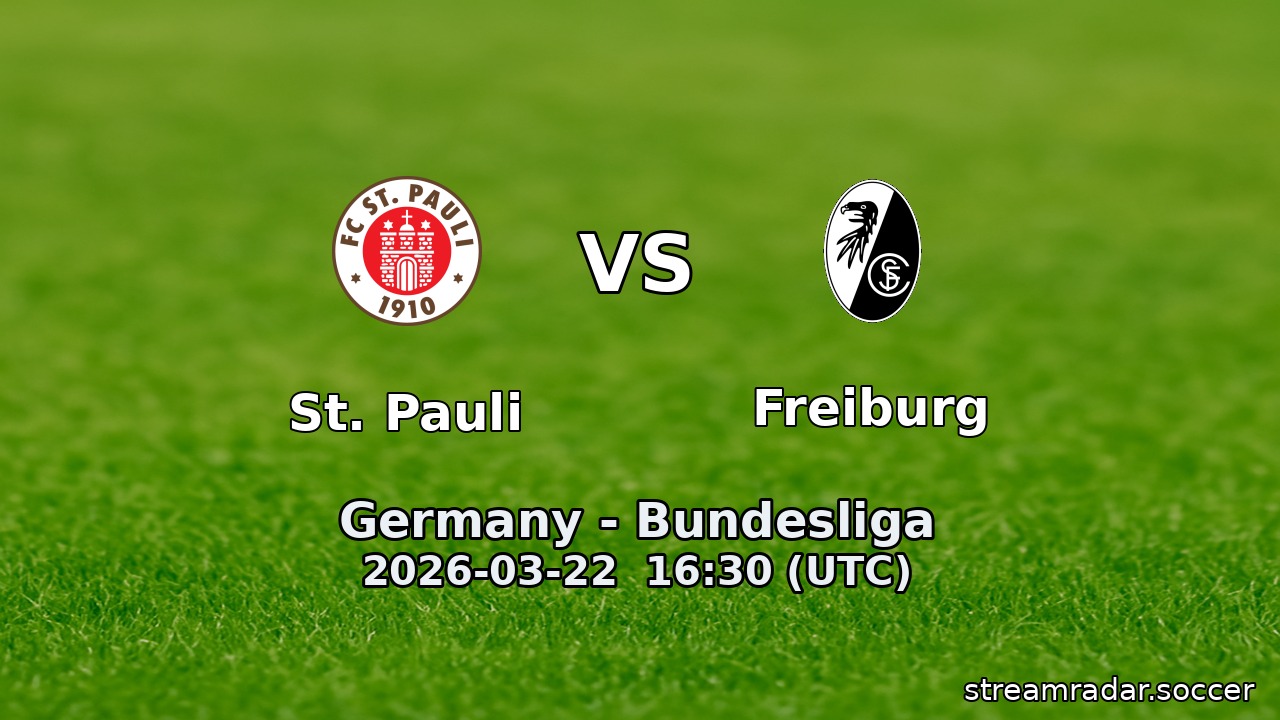 St. Pauli vs Freiburg