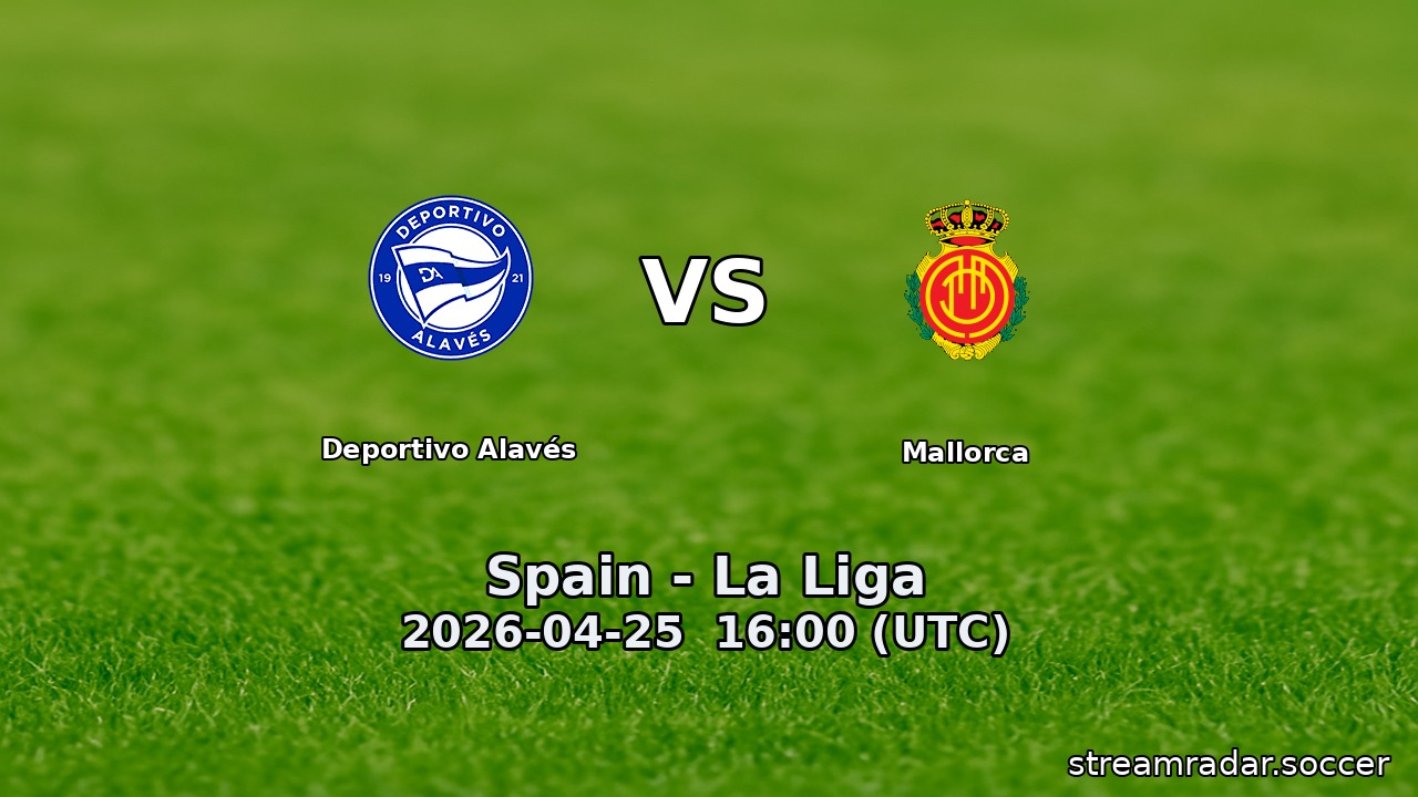 Deportivo Alavés vs Mallorca