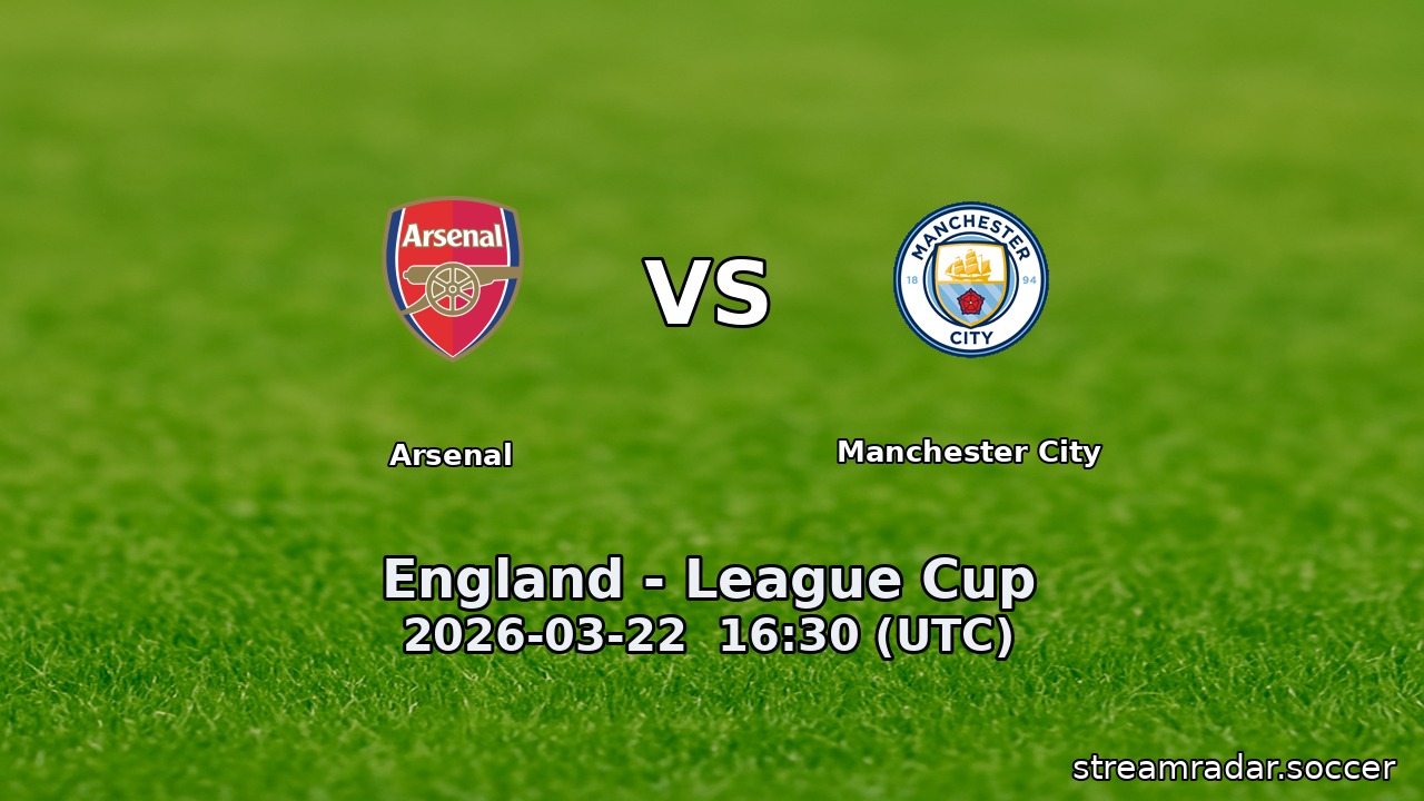 Arsenal vs Manchester City