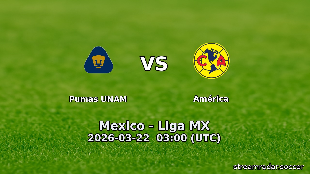 Pumas UNAM vs América
