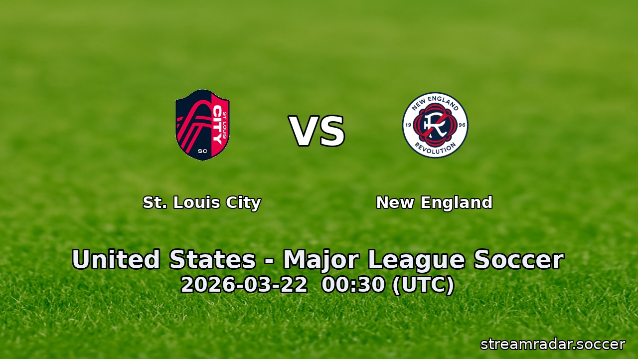 St. Louis City vs New England