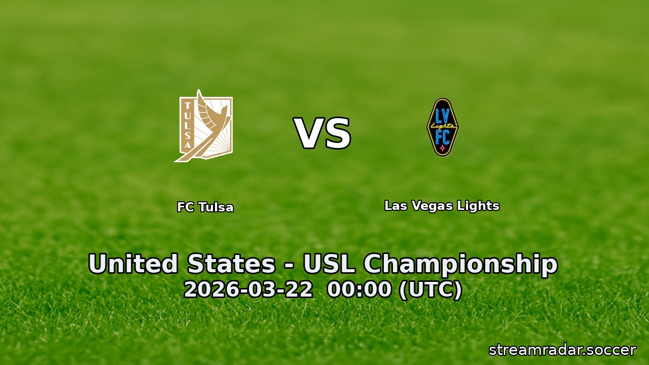 FC Tulsa vs Las Vegas Lights