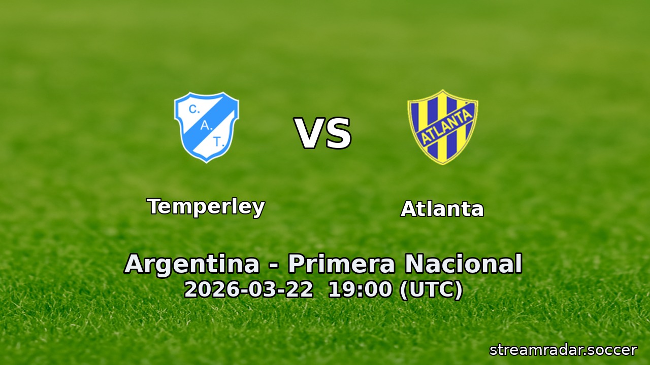 Temperley vs Atlanta