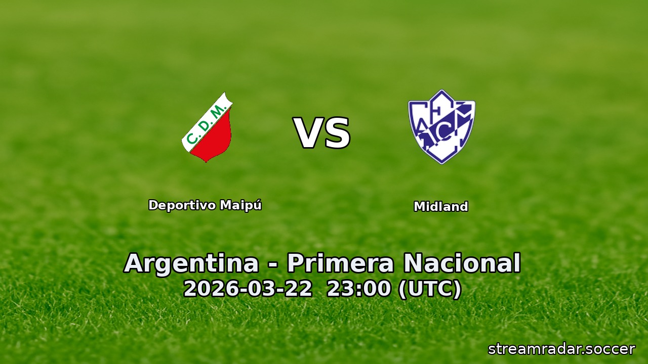 Deportivo Maipú vs Midland