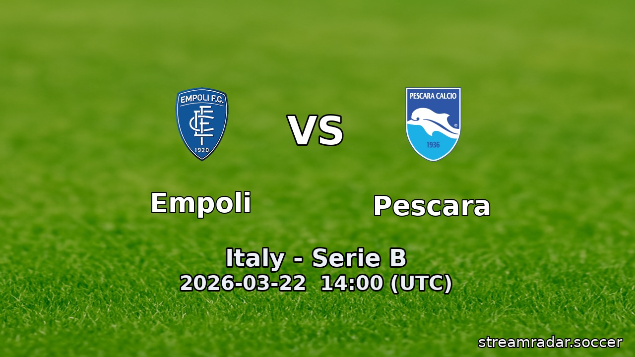 Empoli vs Pescara