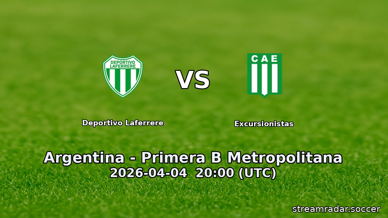 Deportivo Laferrere vs Excursionistas