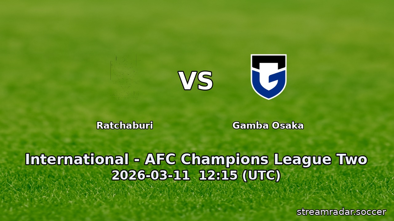 Ratchaburi vs Gamba Osaka