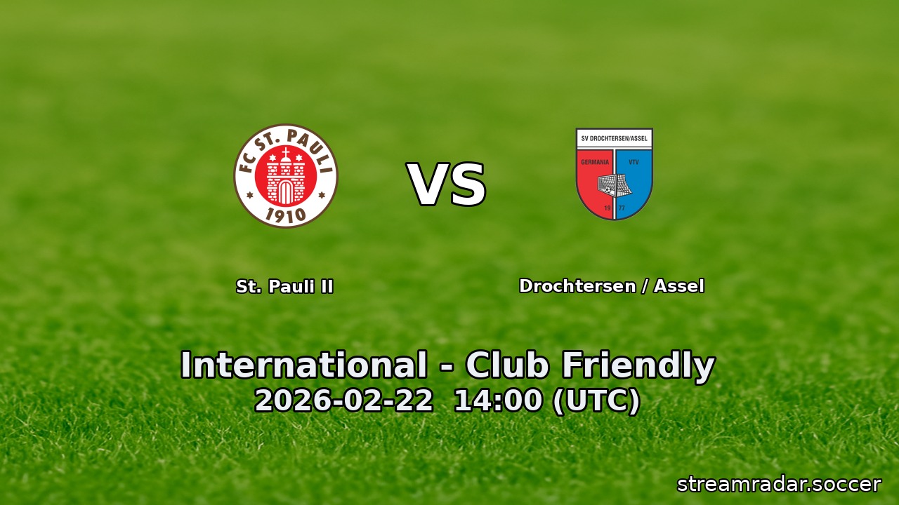St. Pauli II vs Drochtersen / Assel