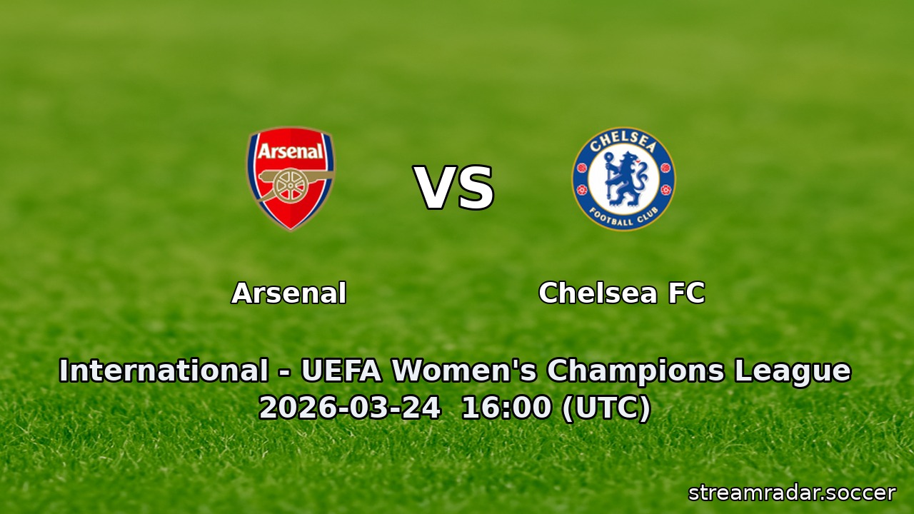 Arsenal vs Chelsea FC