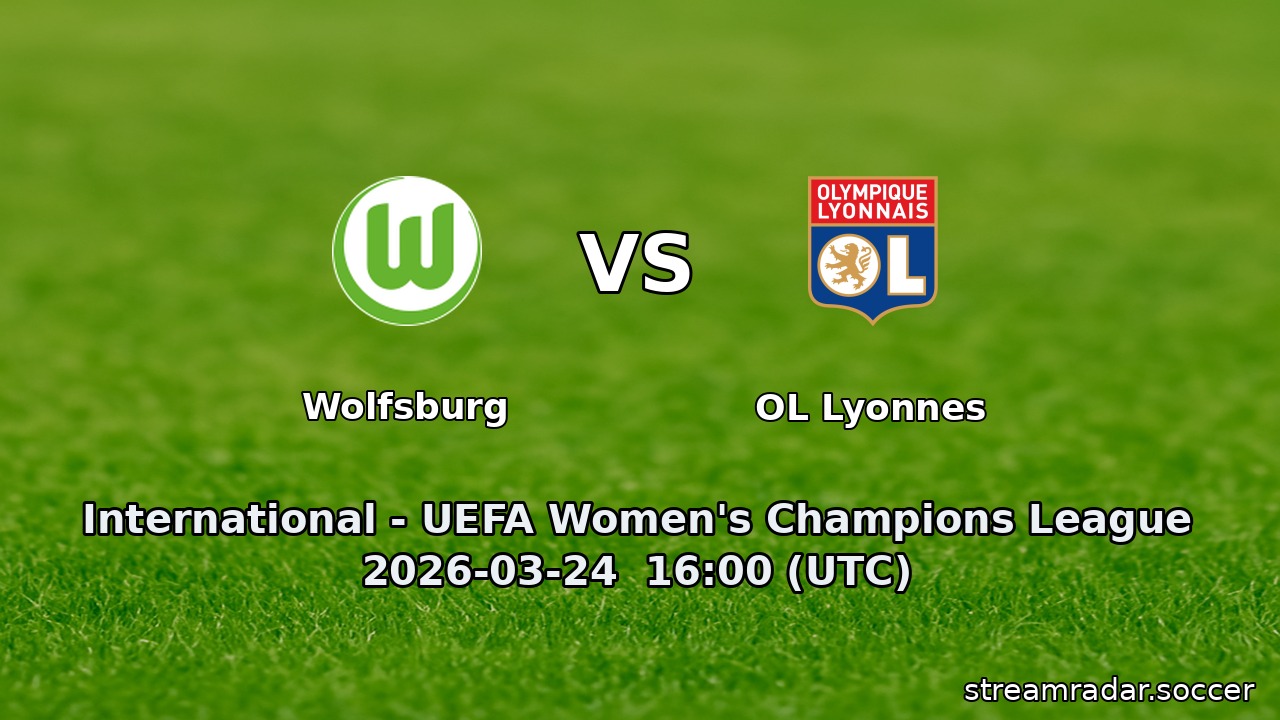 Wolfsburg vs OL Lyonnes