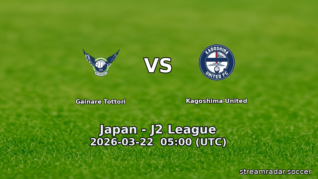 Gainare Tottori vs Kagoshima United