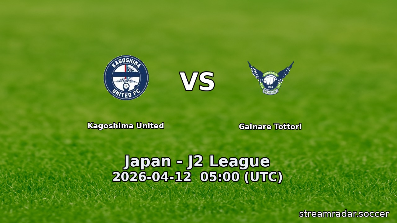 Kagoshima United vs Gainare Tottori