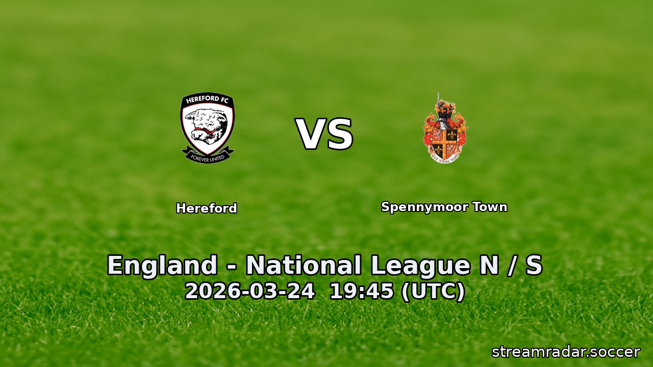 Hereford vs Spennymoor Town