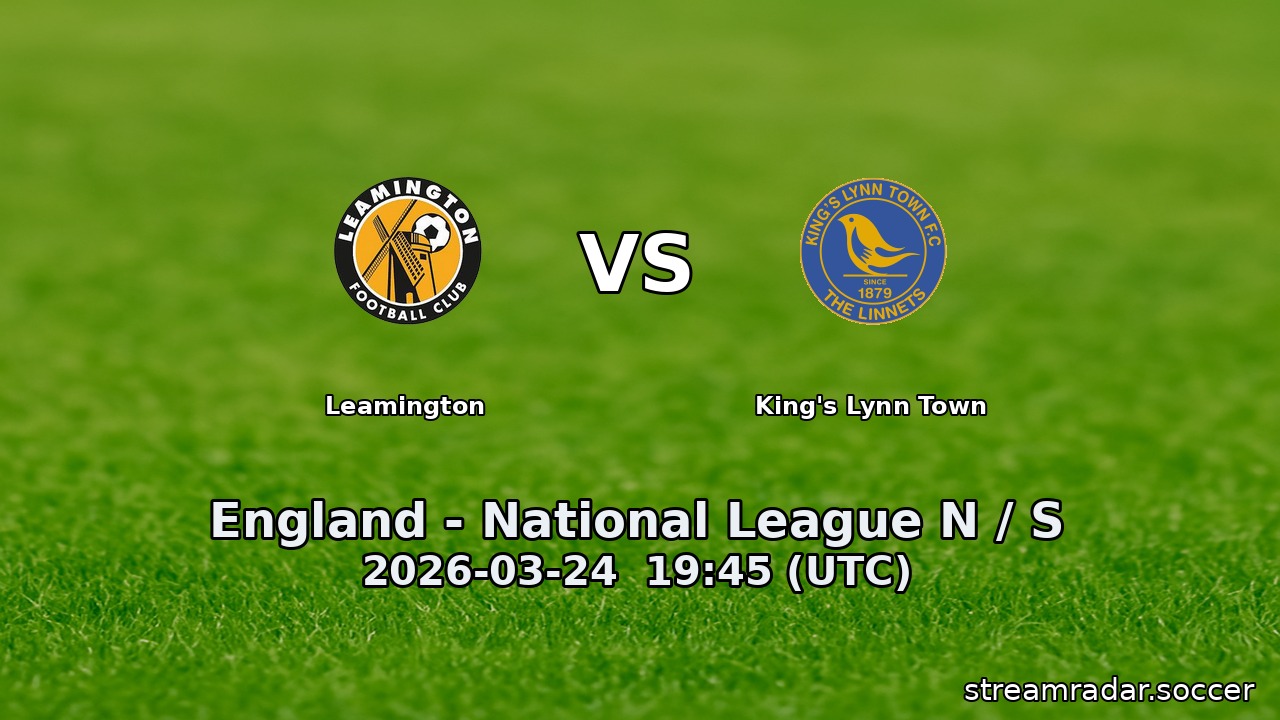 Leamington vs King's Lynn Town
