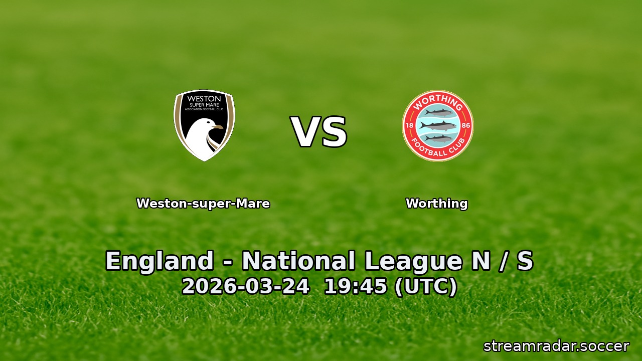 Weston-super-Mare vs Worthing