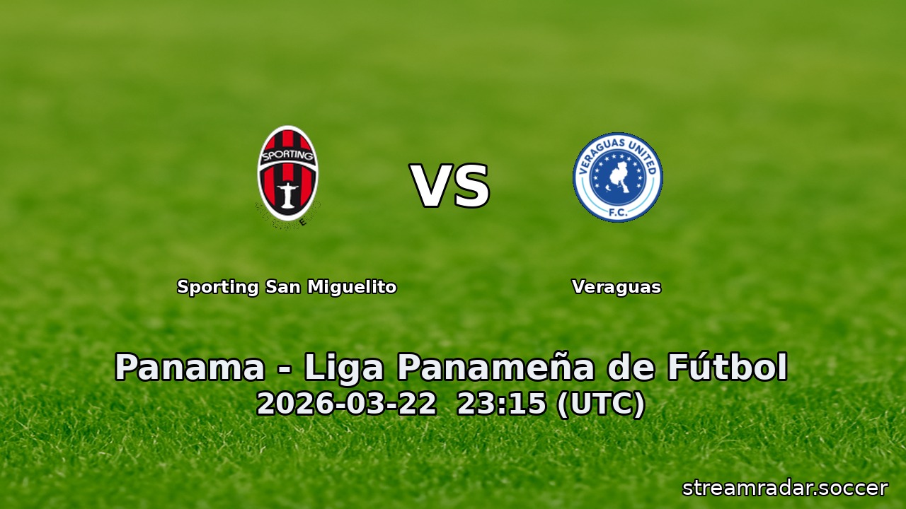 Sporting San Miguelito vs Veraguas