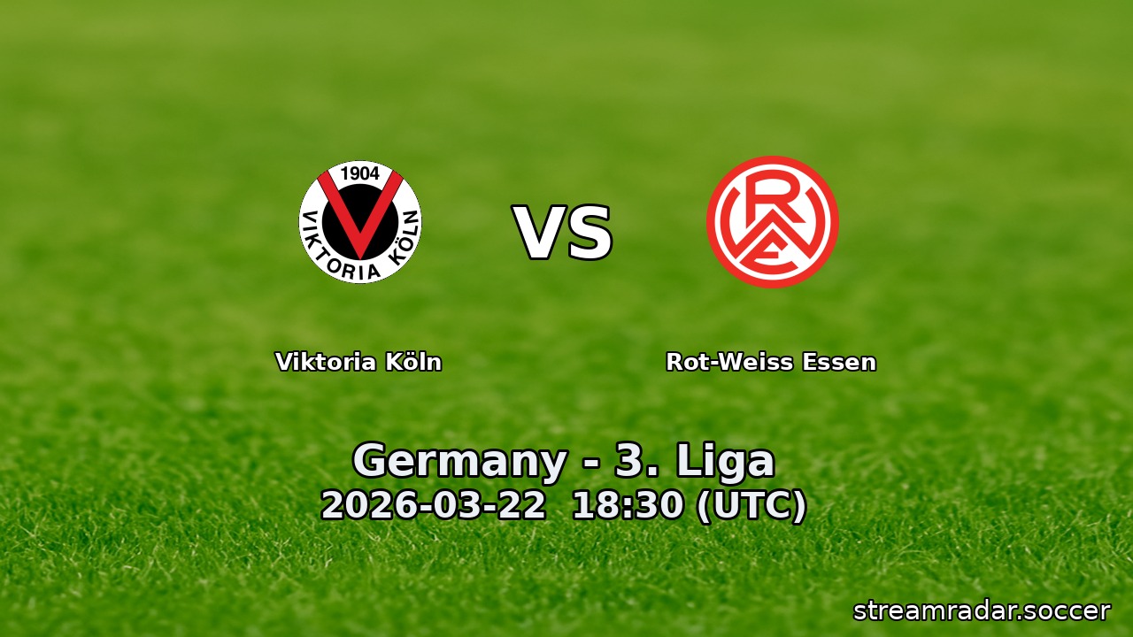 Viktoria Köln vs Rot-Weiss Essen