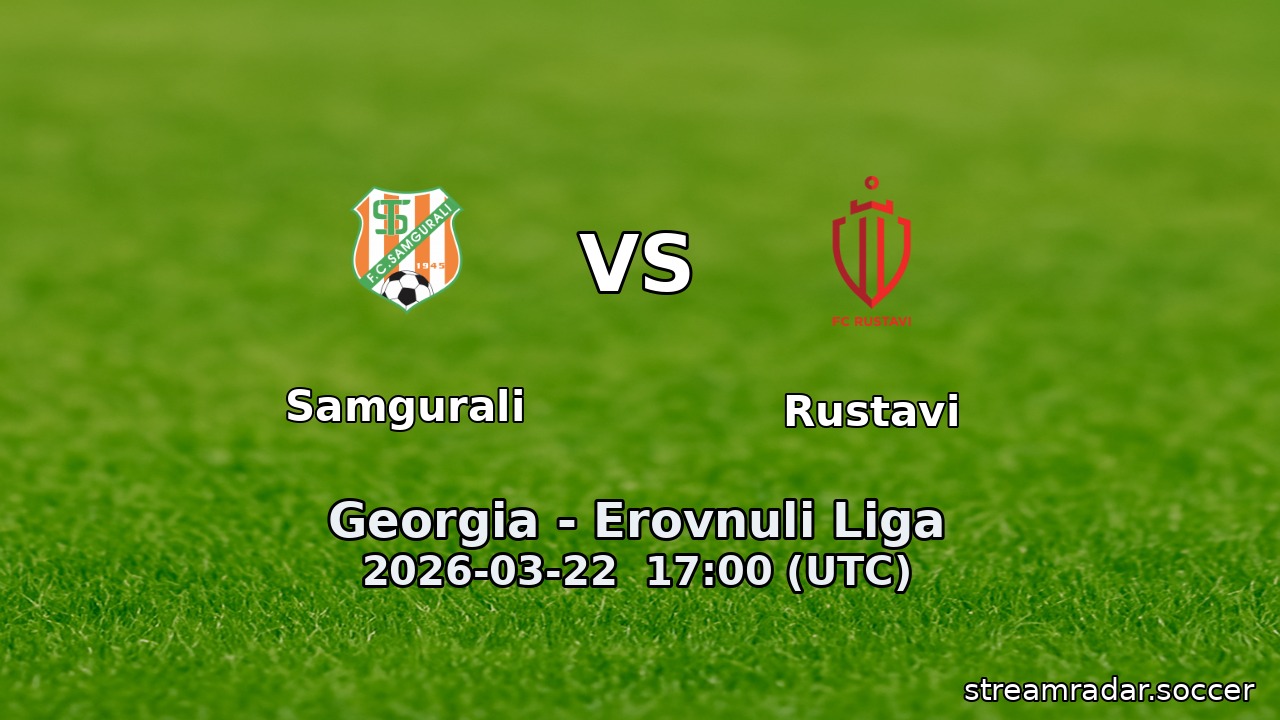 Samgurali vs Rustavi