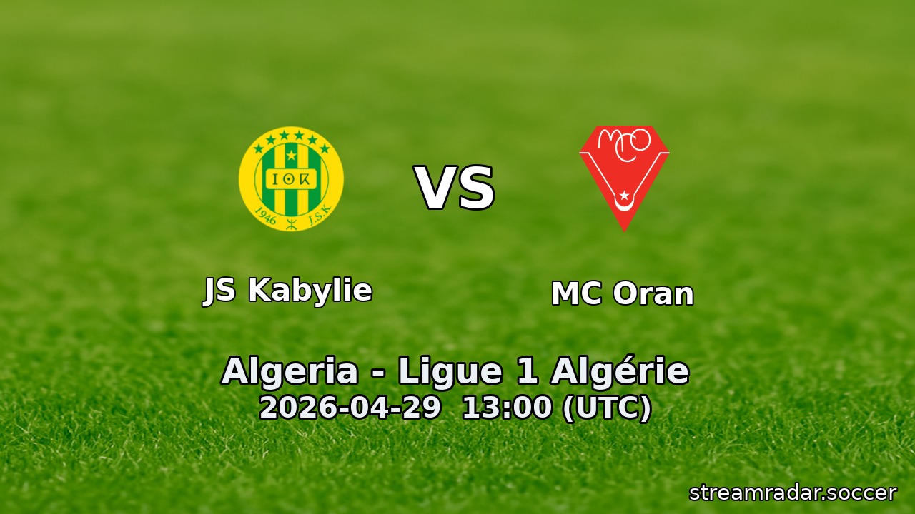 JS Kabylie vs MC Oran