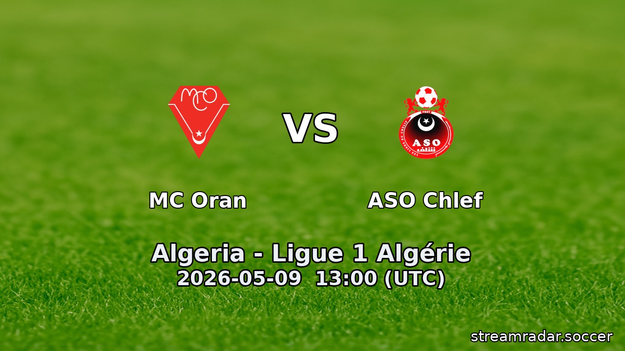 MC Oran vs ASO Chlef