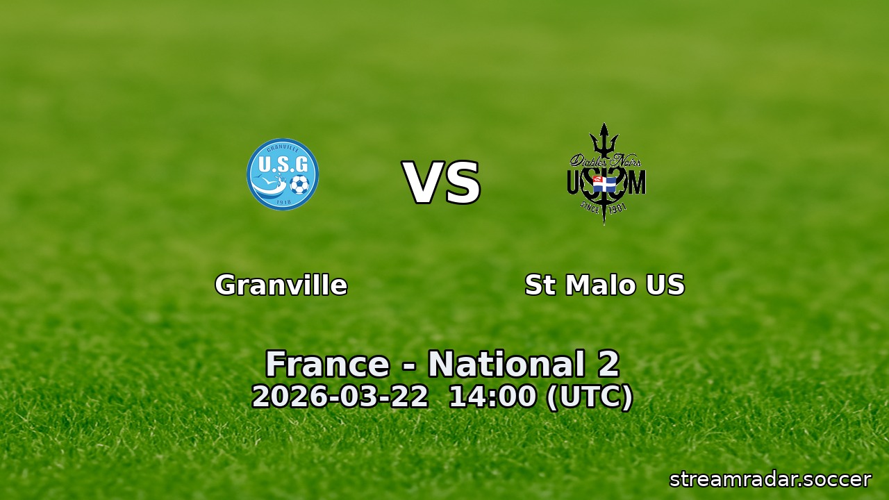 Granville vs St Malo US